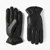 Outerwear Britches | Sherpa-Lined Goatskin Leather Gloves Black