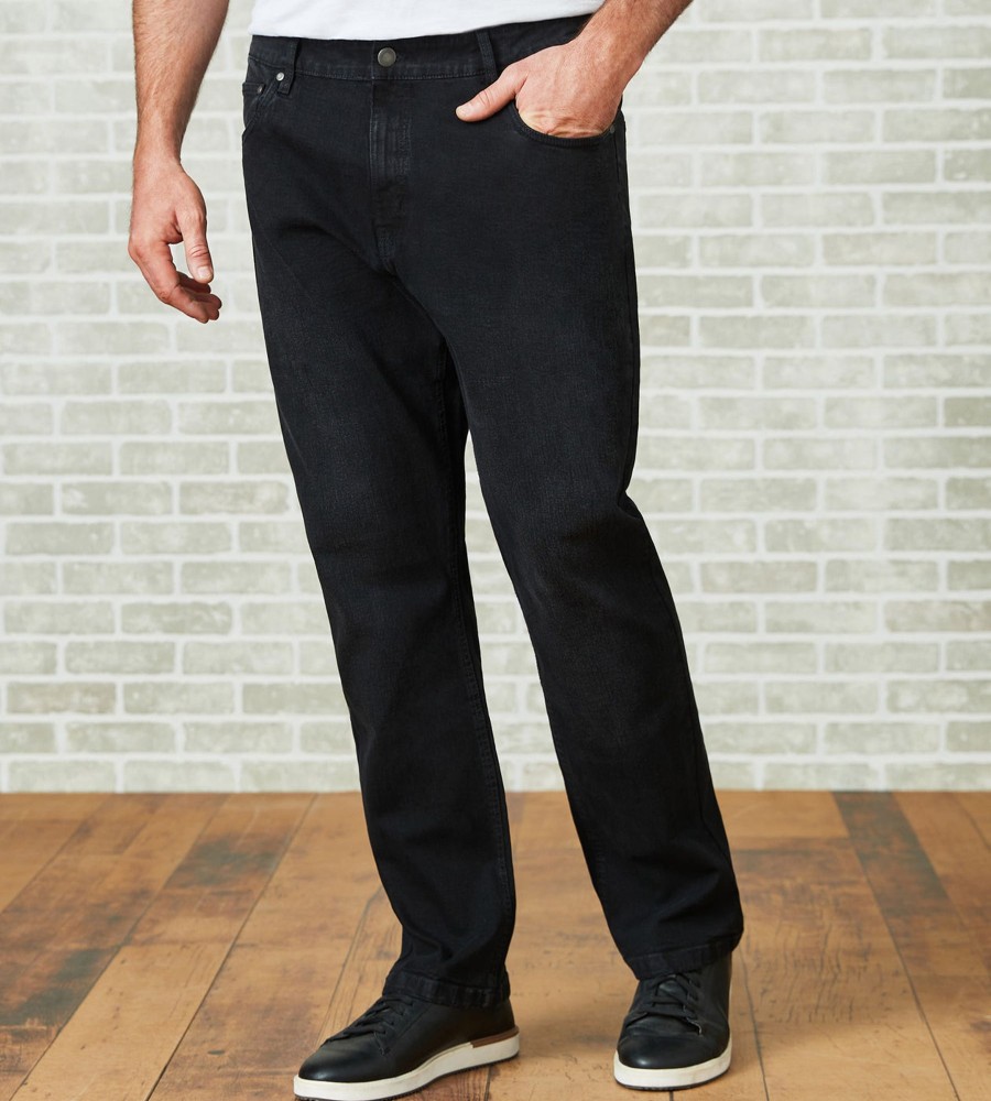 Bottoms Britches | Relaxed Fit Jeans Black