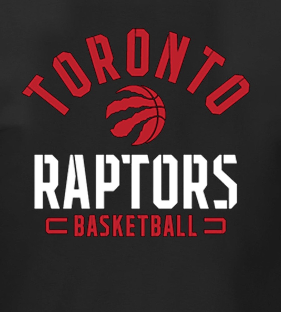 Tops Sports License | Toronto Raptors Nba Graphic Tee Black