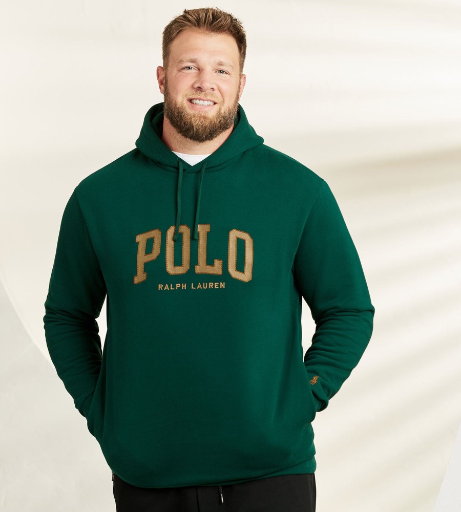 Tops Polo Ralph Lauren | Polo Logo Fleece Hoodie Hunter