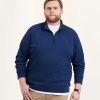 Tops Polo Ralph Lauren | Luxury Jersey Quarter-Zip Pullover Navy