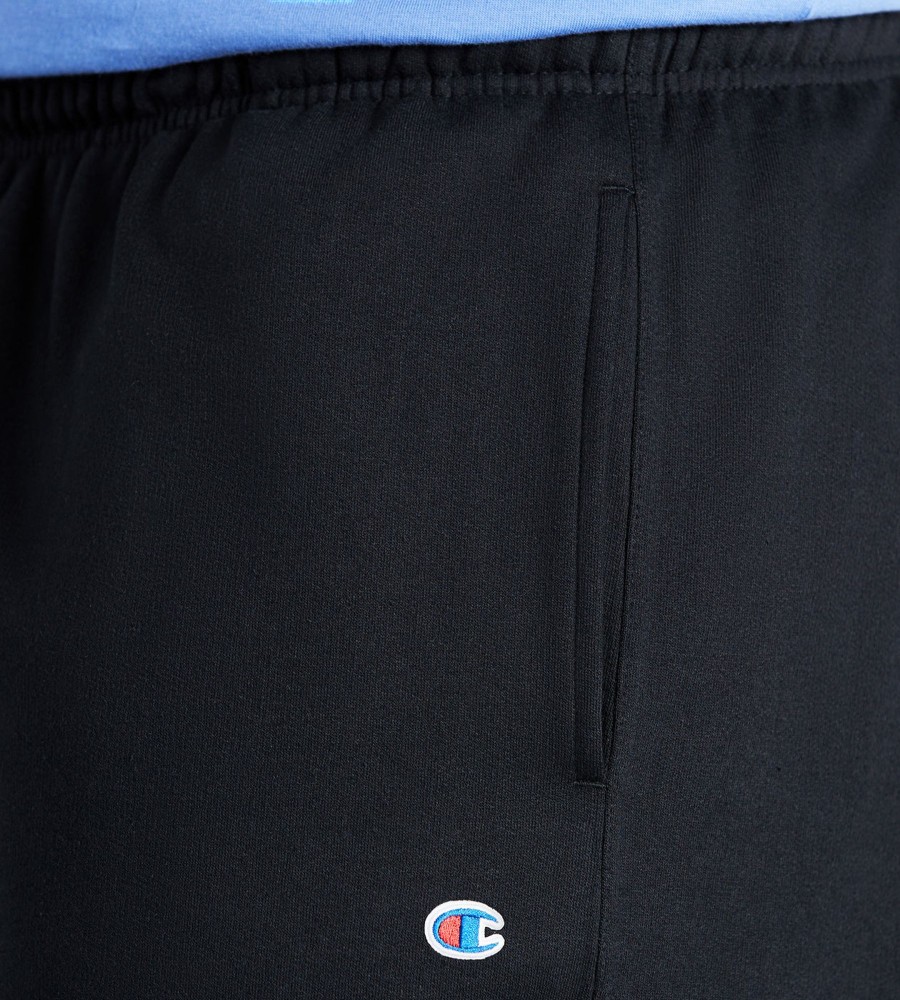 Bottoms Champion | Powerblend Script Logo Joggers Black