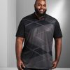 Activewear NXT Nortek | Argyle Print Polo Black