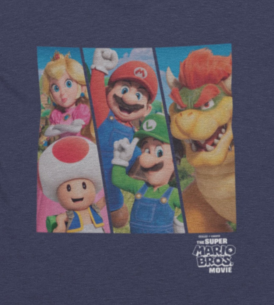 Tops Licensed | Super Mario Graphic Tee Navy