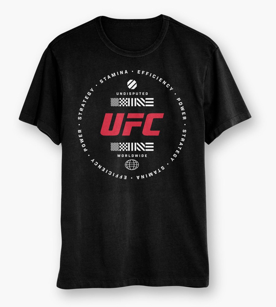 Tops Licensed | Ufc Graphic Tee Black