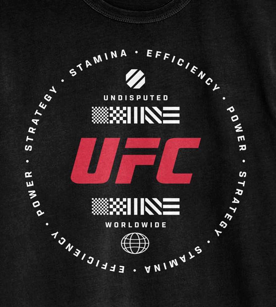 Tops Licensed | Ufc Graphic Tee Black