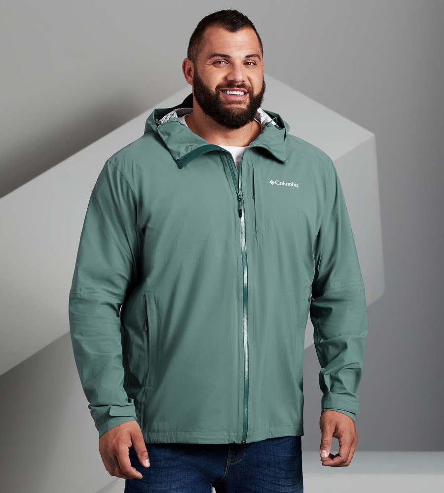 Outerwear Columbia | Omni-Tech™ Ampli-Dry™ Rain Shell Jacket Grey