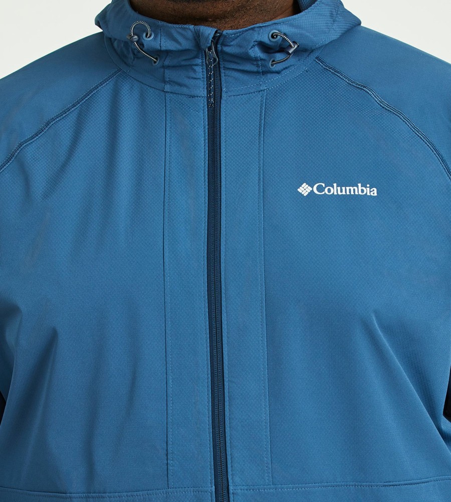 Outerwear Columbia | Tall Heights™ Hooded Softshell Jacket Navy