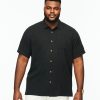 Tops Tommy Bahama | Tropic Isles Tonal Jacquard Short Sleeve Sport Shirt