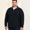 Tops Polo Ralph Lauren | Luxury Jersey Quarter-Zip Pullover Black