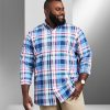 Tops Polo Ralph Lauren | Plaid Oxford Long Sleeve Sport Shirt Blue