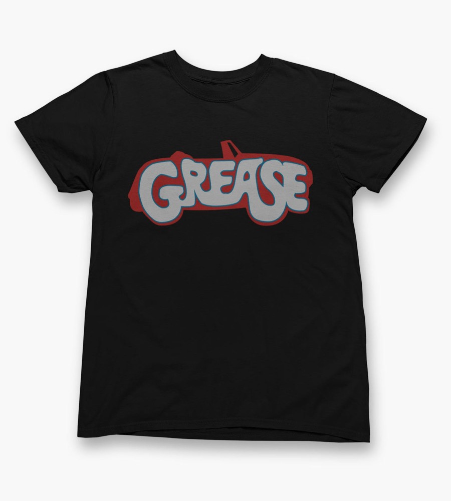 Tops Licensed | Grease Graphic Tee Black